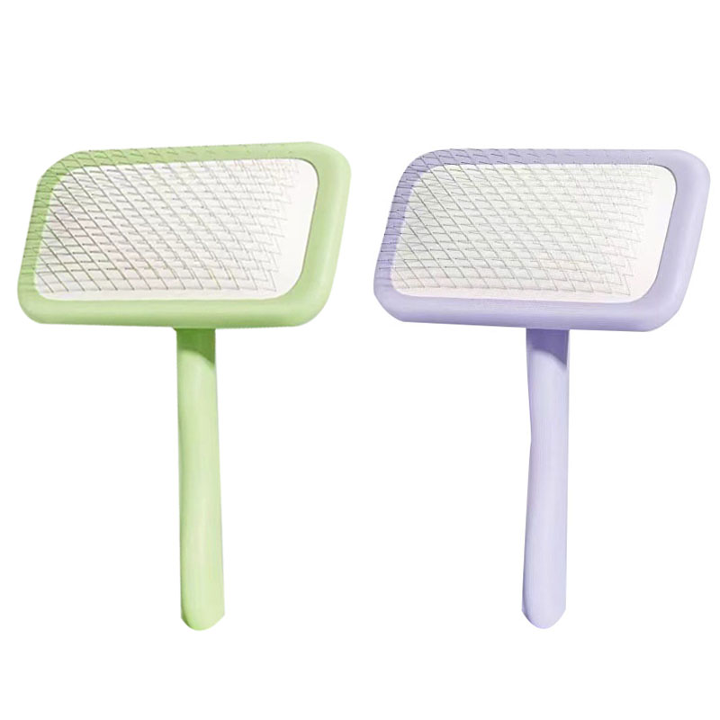 Ergonomic Nonslip Handle Cat Dog Brush 