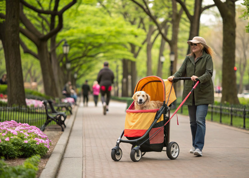 Pet Travel Wonder — лёгкая коляска для домашних животных