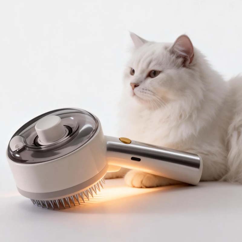 Self-Cleaning Pet Grooming Brush