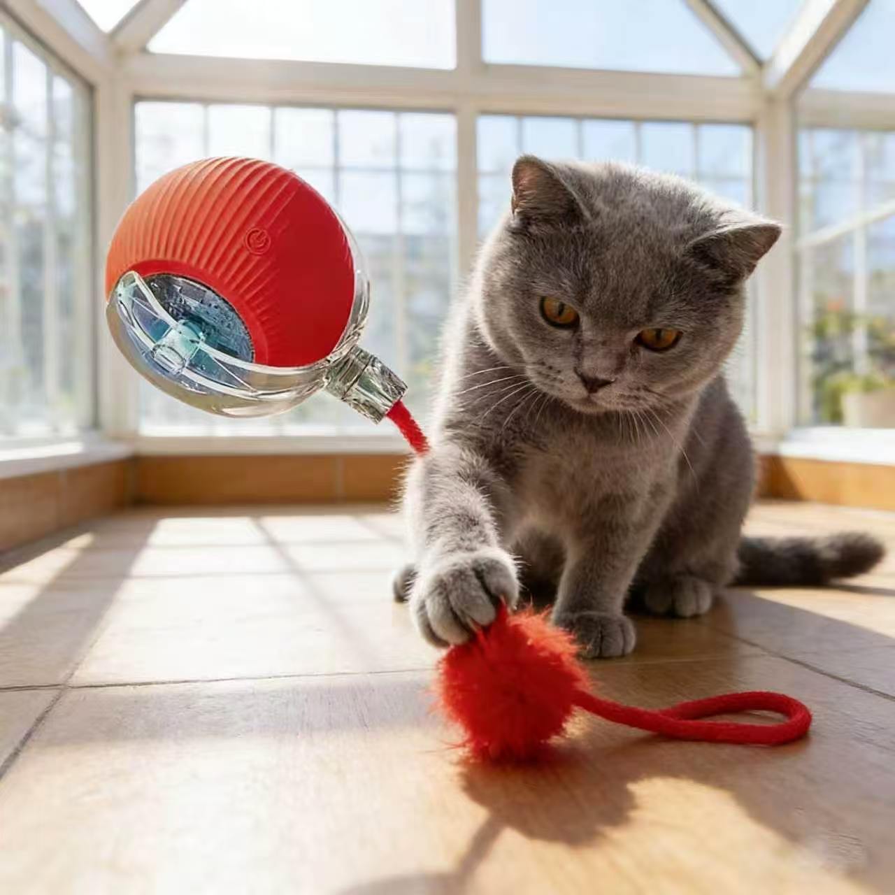 Automatic Jumping Dog Toy for Small Dogs